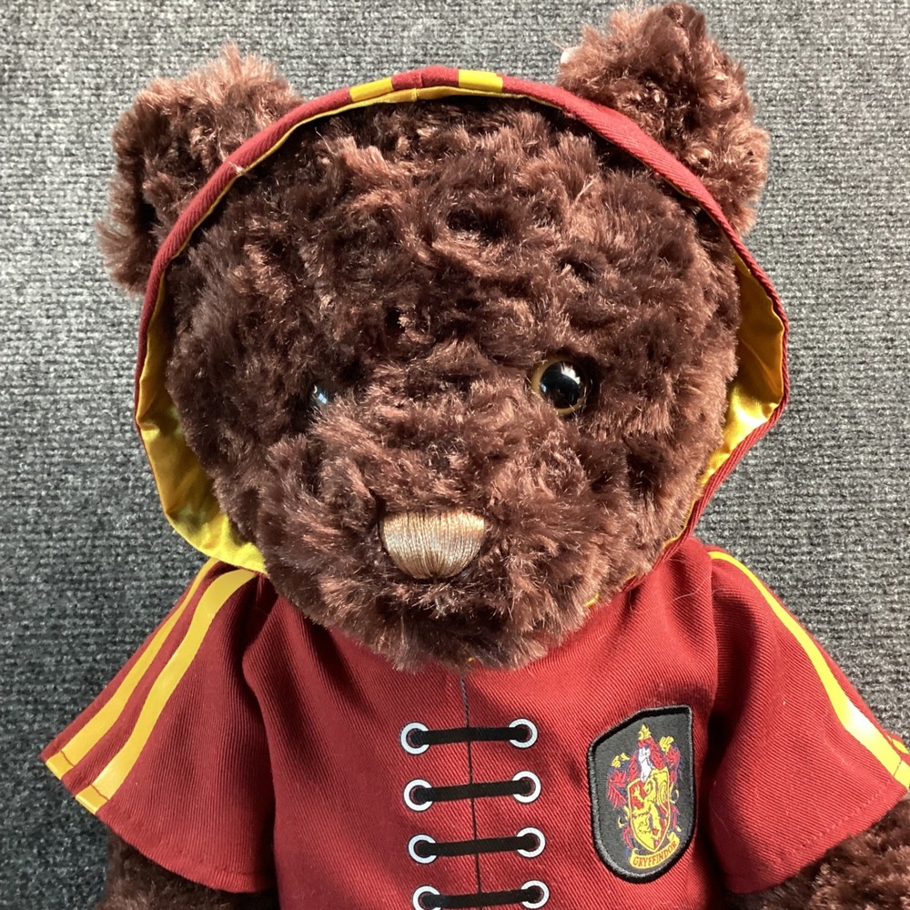Build-A-Bear Harry Potter Gryffindor Quidditch Brown Teddy Bear Plush 18 inch
